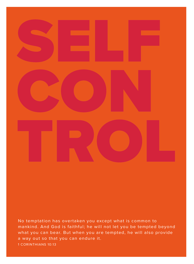 EXTRA BOLD | SELF-CONTROL with Scripture